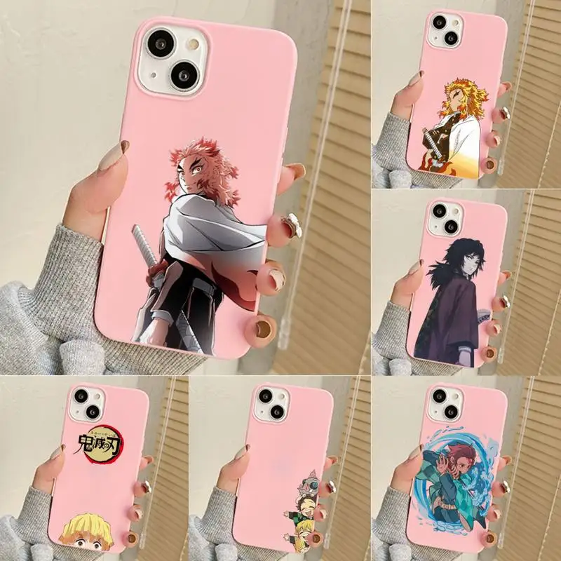 

Demon Slayer Phone Case For Iphone 7 8 Plus X Xr Xs 11 12 13 Se2020 Mini Mobile Iphones 14 Pro Max Case
