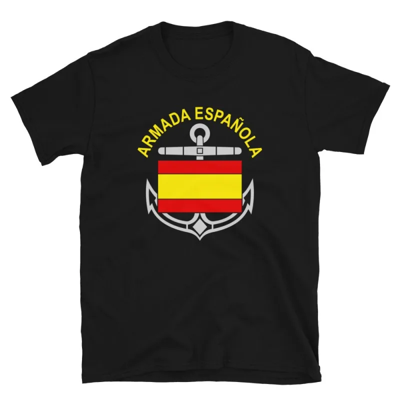 İspanyolca Armada donanma ordu Militar erkekler kısa kollu T-Shirt rahat pamuk o-boyun gömlek boyutu S-3XL