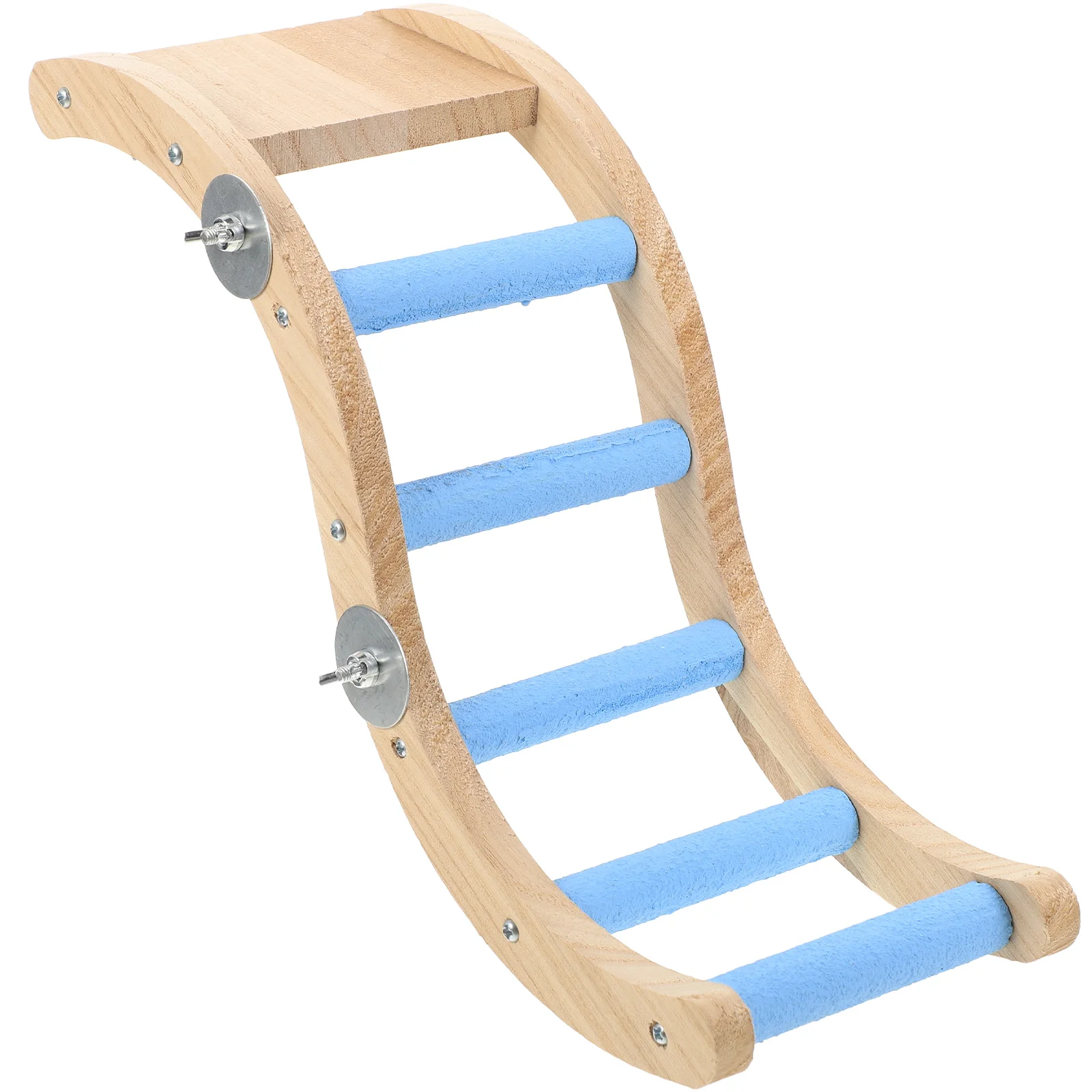 

Parrot Toy Toys Claw Grinding Ladder Cage Small Bird Budgerigar Climbing Hanging The Funny Wooden