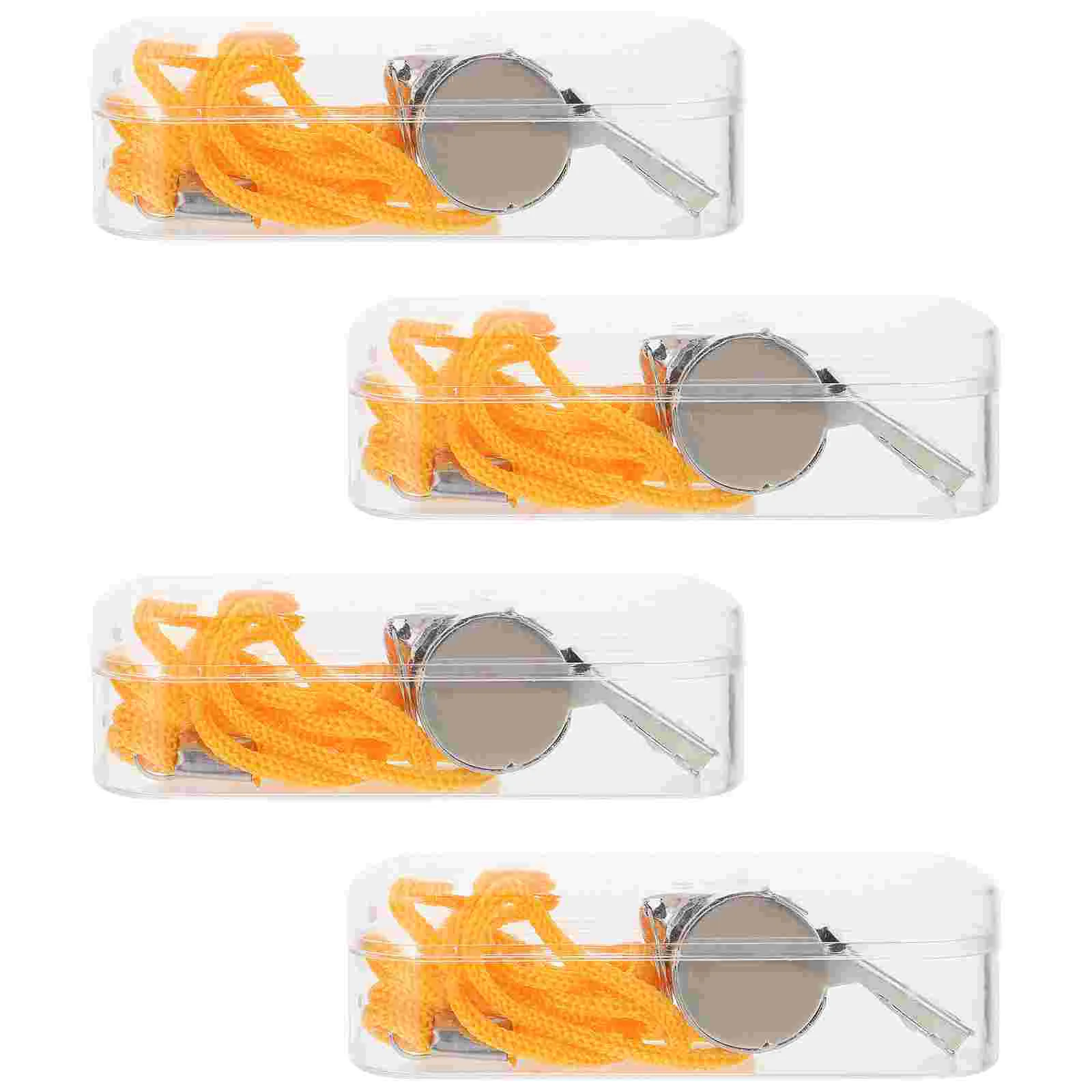 

4Pcs Metal Whistle Referee Whistle Professional Whistle Whistle Pendant for Match