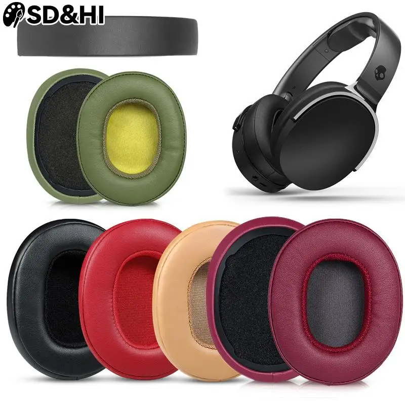 

Earphone Ear Pads Earpads Sponge Soft Foam Cushion Replacement for Skullcandy Crusher Bluetooth-compatible Over-Ear Headphones