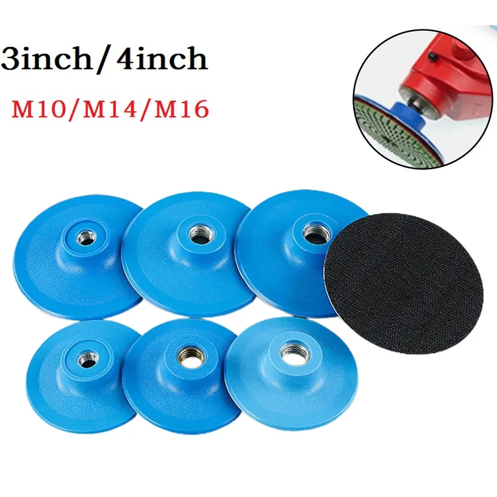 

3/4inch Thread Flocking Sandpaper Sucker Pad M10 M14 M16 Self-adhesion Sanding Disc Backing Power Sander Parts Polishing Suction