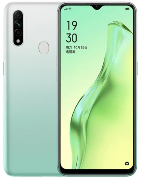 Official New Original Oppo A8 smartphone Octa Core 2.3GHz MTK6765 4G RAM 128G ROM 12MP Camera 4230Mah 6.5inch LCD 1600x720P