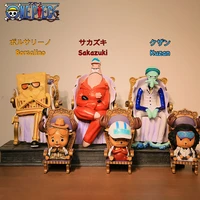 anime one piece chopper spongebob squarepants patrick star cos sakazuki kuzan borsalino navy three generals model decoration toy