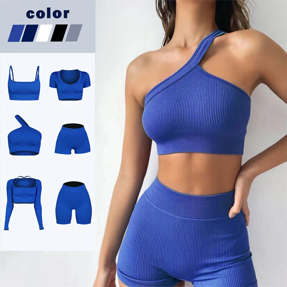 

Seamless Yoga Set Female Women Crop Top Bra Leggings 2022 Two Piece 2PCS Fitness Outfit Workout Sets Sport Wear Gym Suit Clothes