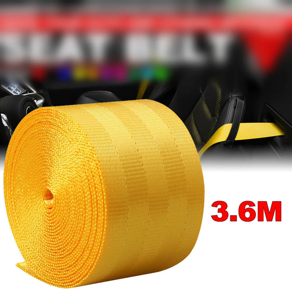 

Webbing Seat Belt Strap 1X Accessories Color Lap Modified Nylon Safety