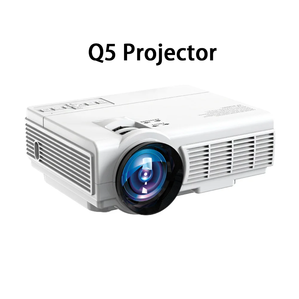 Умный портативный проектор Q5 поддержка 4K 1080P 300ANSI BT5.0 2 4G/5G Wi-Fi6 видеопроектор