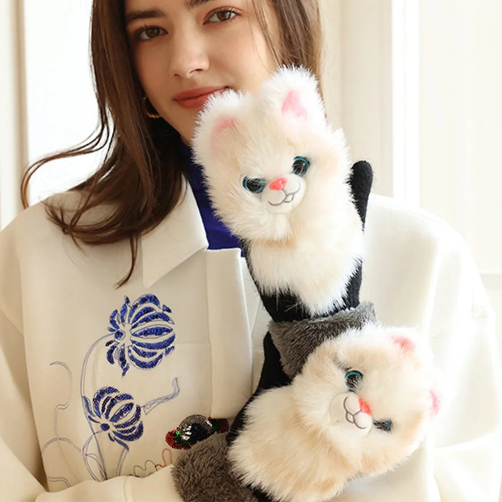 

Winter Gloves Comfortable Children's Compact Warm Outdoor Daily Use Portable Cat Travel