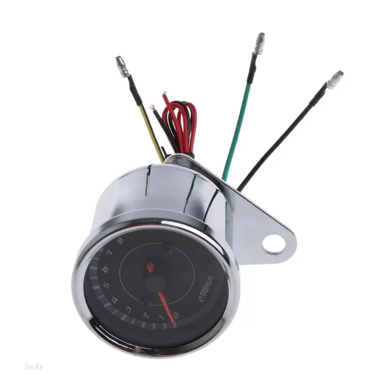 

Accessories Instrument Hot Universal 1 Pc Motorcycle Tachometer DC 12V Meter 13K Motorcycle RPM Shift with LED Backlight For Ho