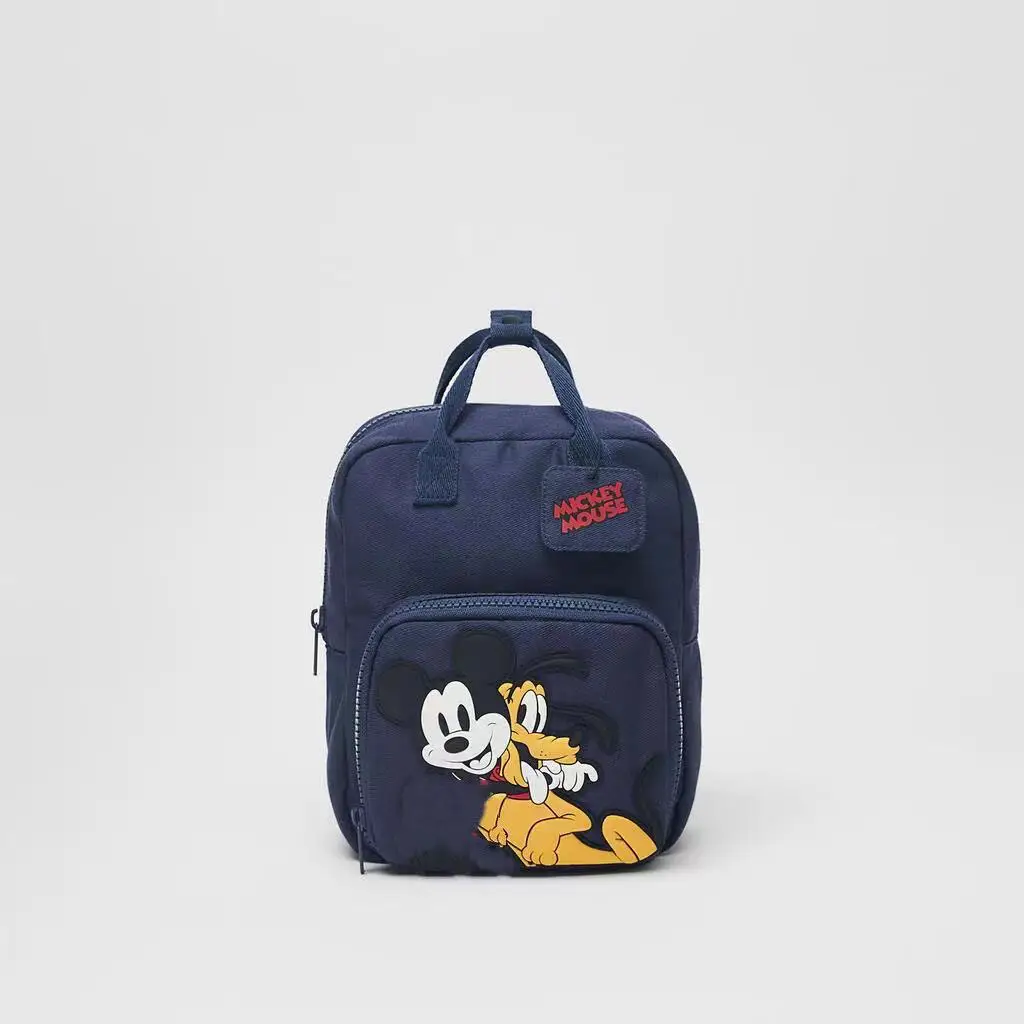

Детская сумка из мультфильма Disney, школьный ранец с Микки Маусом, маленькая портативная дорожная сумка