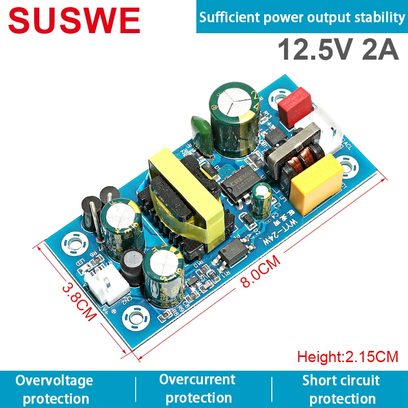 

The power supply of light bare board module can be regulated by AC 5V 12V 24V 36V 48V 4A 6A 2.5A