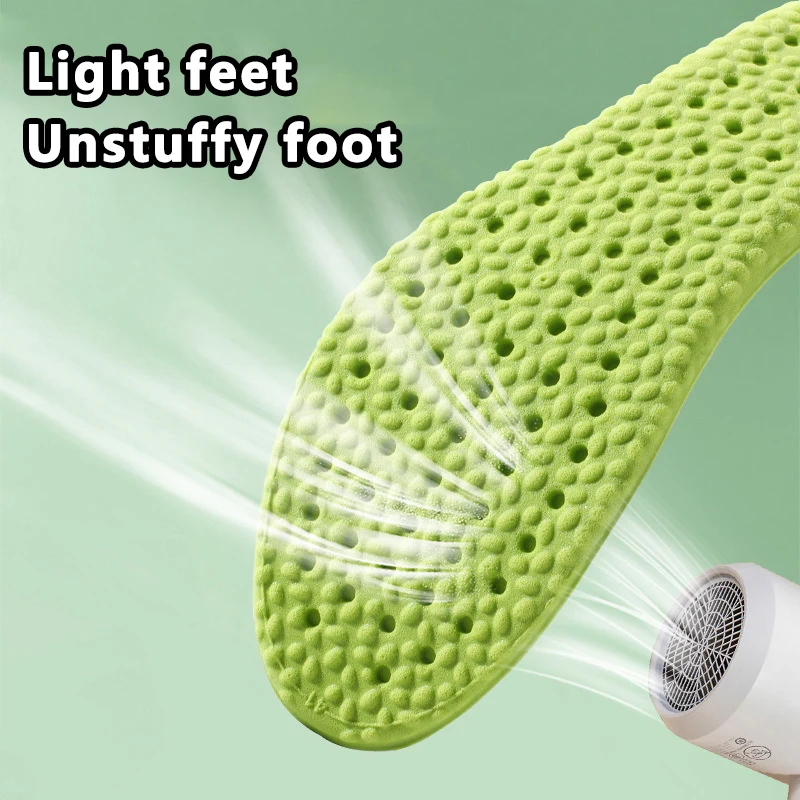 Амортизирующая удобная дышащая стелька-дезодорант из полыни поддержка свода