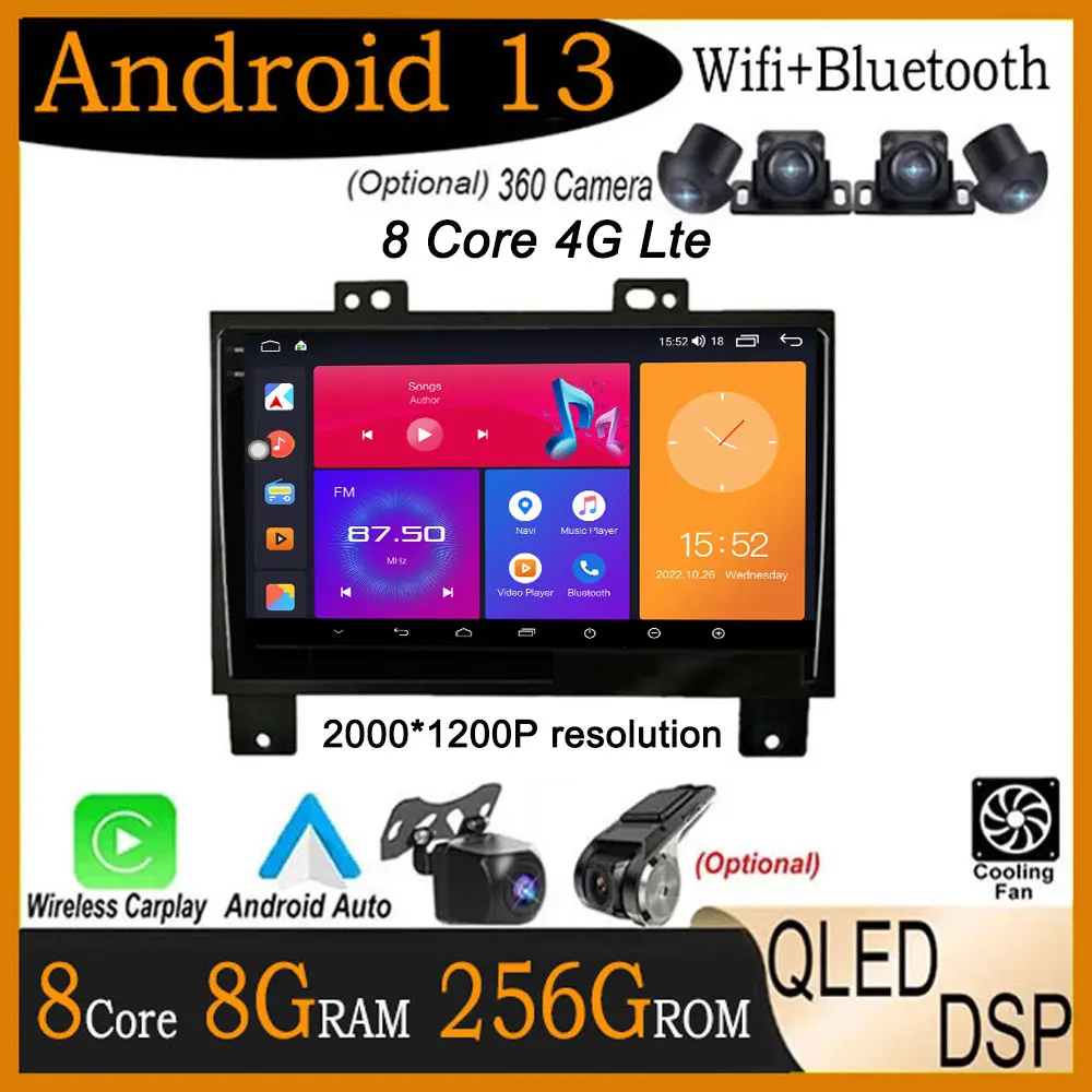 

Автомобильная Мультимедийная система, мультимедийная система на Android 13, с 9 "экраном, DSP, Android 13, для Maxus V80 Plus, LDV, V80, LD100, 2018, 2019, 2020, 2021