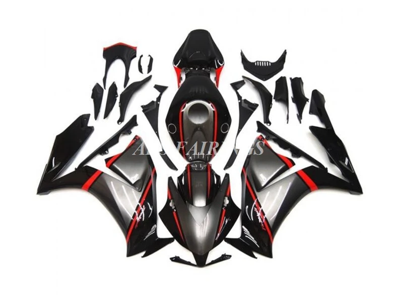 

Комплект обтекателей из АБС-пластика для мотоцикла, 4 подарка, подходит для HONDA CBR1000RR 2012 2013 2014 2015 2016 12 13 14 15 16, комплект кузова черного и серого ...