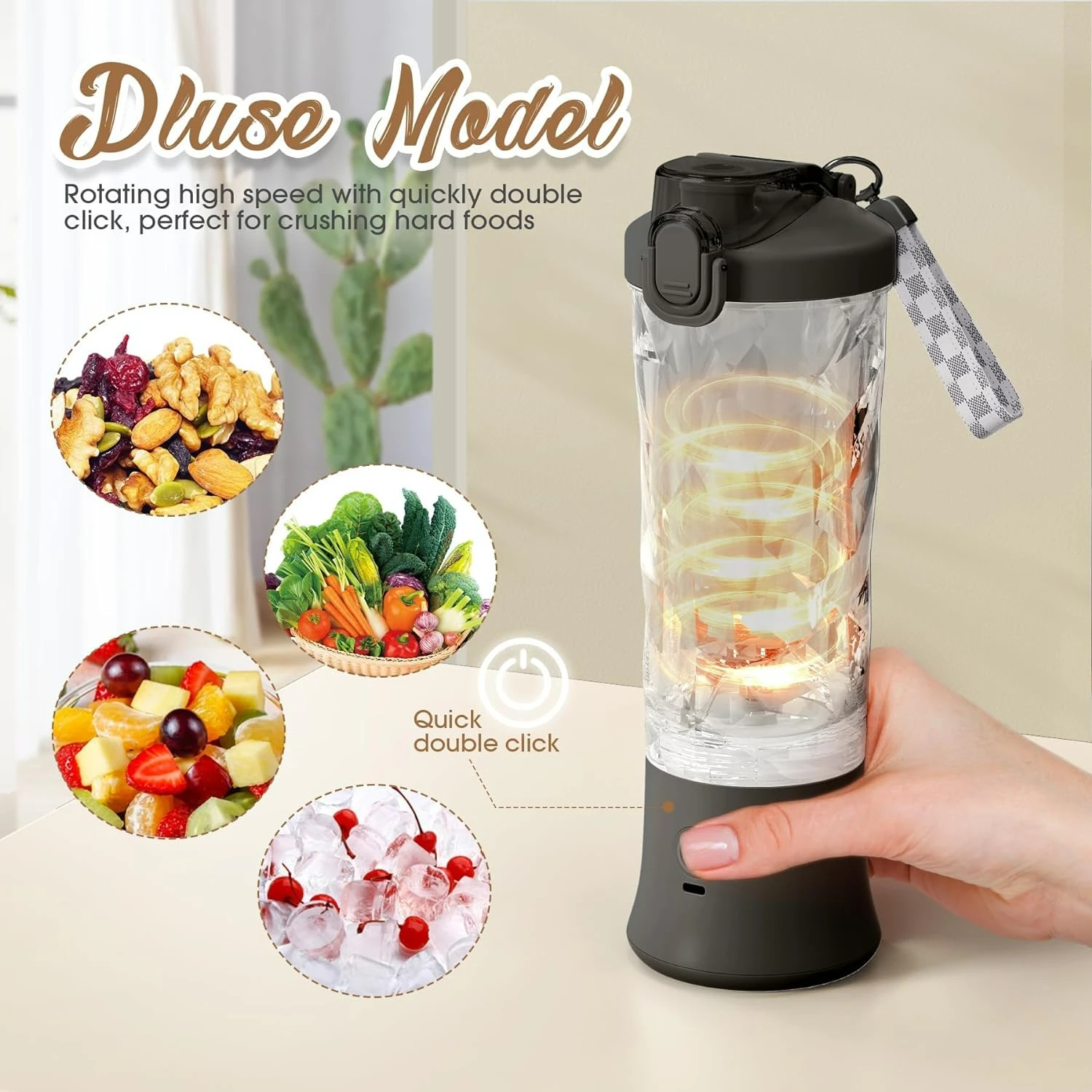 Удобный и портативный персональный блендер — компактный комплект из 2