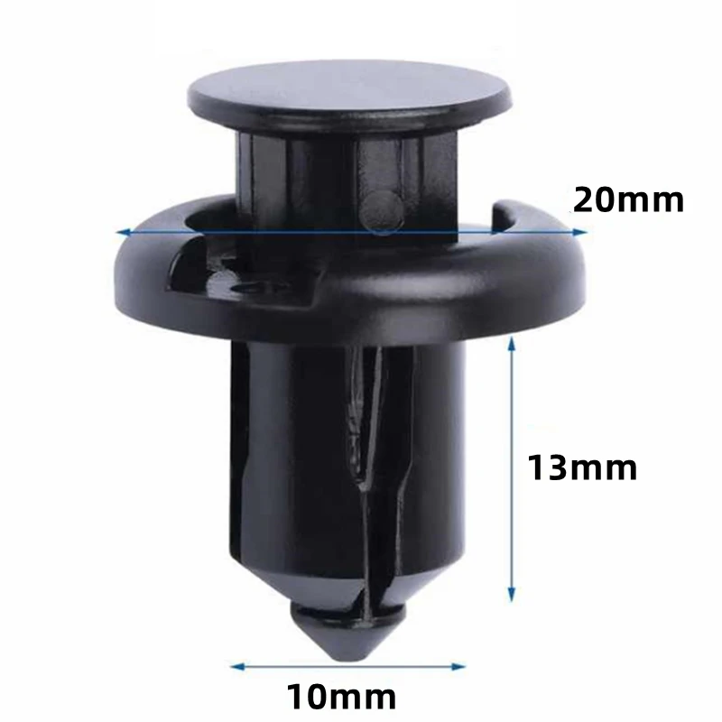 

OEM 20 шт. для отверстия 10 мм OE: 91503-SZ3-003 пластиковый фиксатор автомобильного бампера, заклепки, зажимы, зажим для переднего бампера автомобиля для Honda