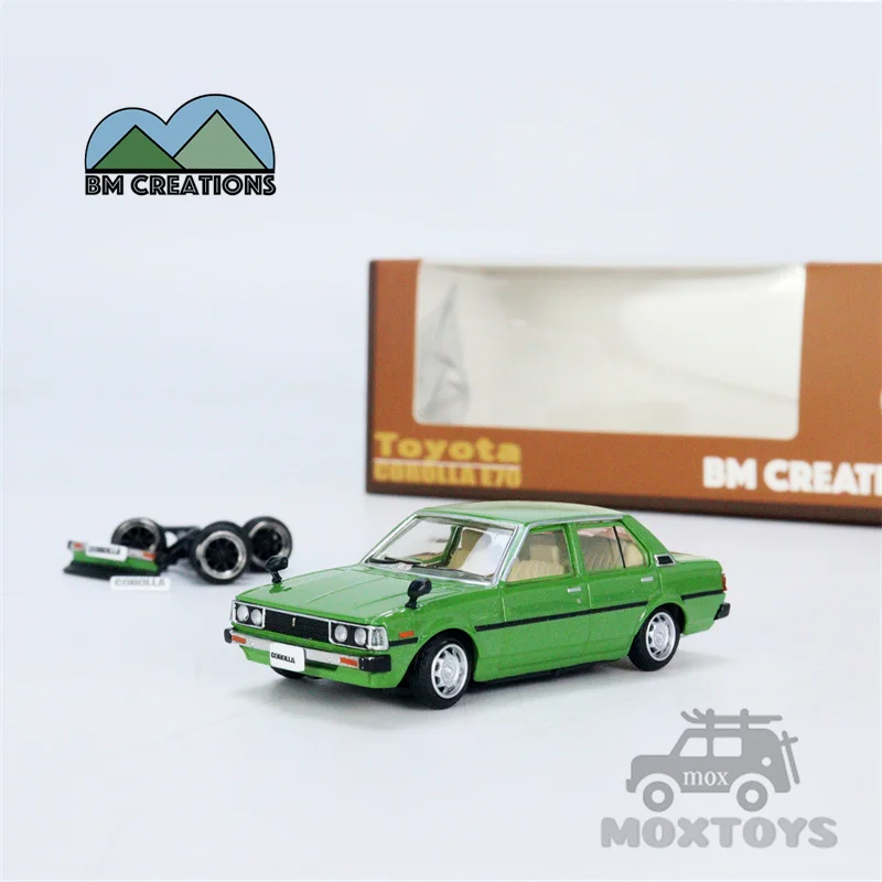 

BM Creations 1:64 Toyota Corolla E70 Green Alloy Car Model