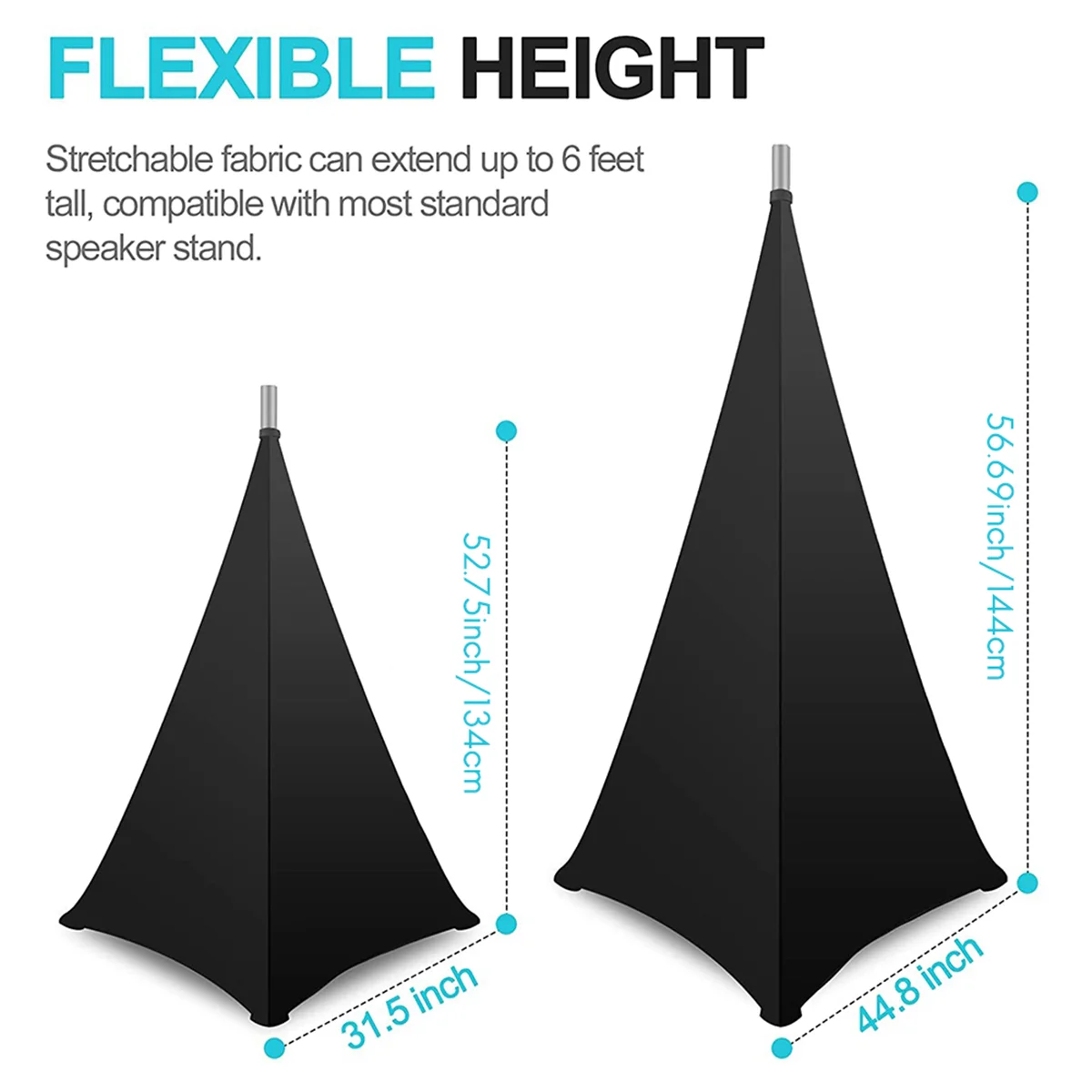 Крышка подставки для динамика - чехлы динамиков DJ совместимые с большинством