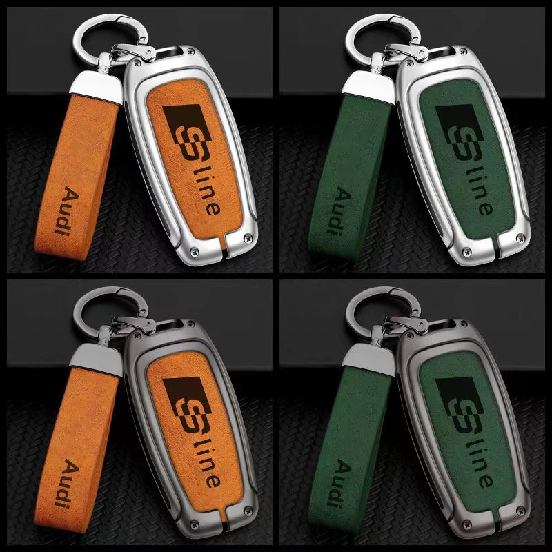 

Alloy Car Key Case Cover For Audi A1 A3 A4 A5 A6 A7 A8 C5 C6 Q3 Q5 Q7 Q8 B9 C8 D5 8S 8W 8P 8L 4M S3 S4 S5 S6 S7 TT TTS TFSI RS
