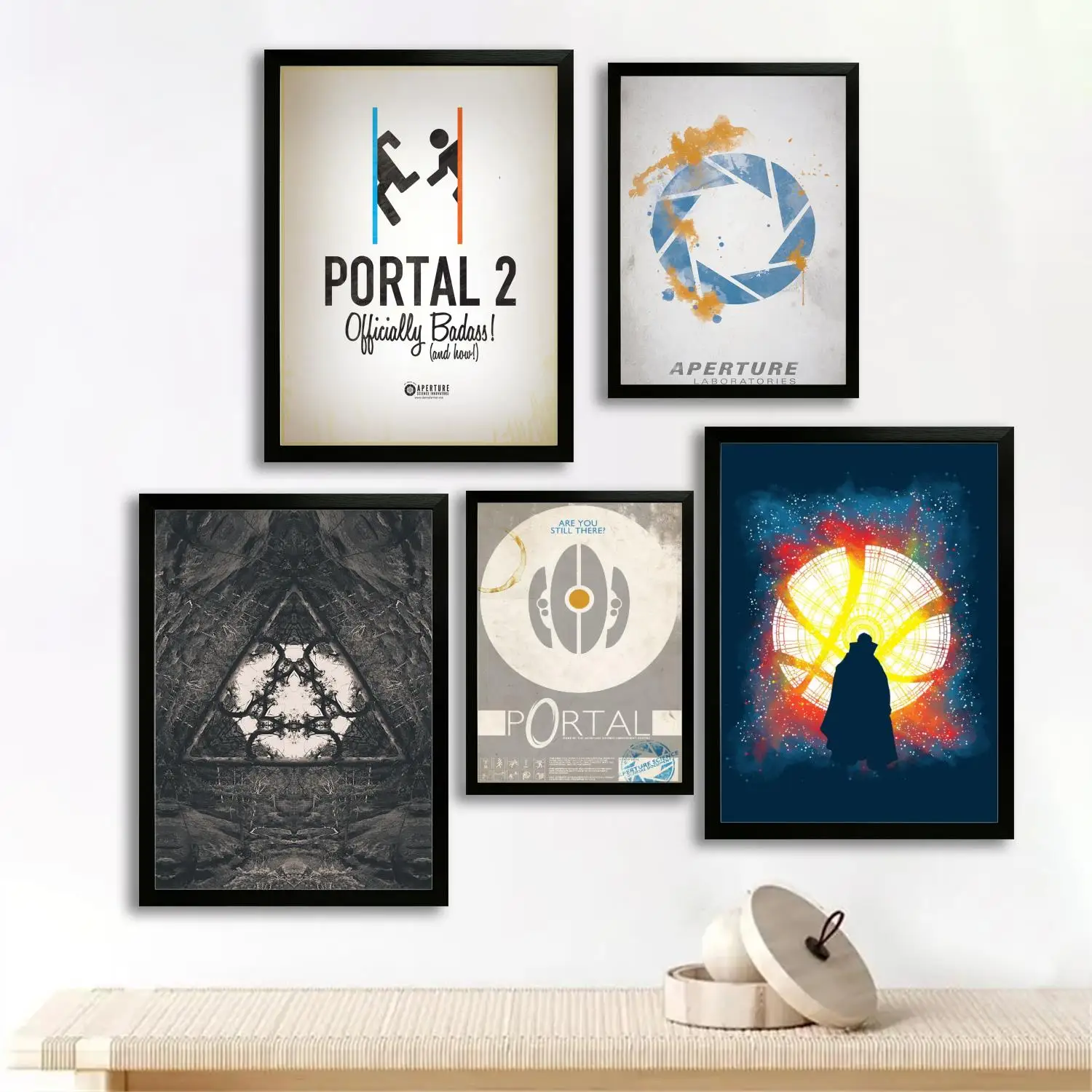 портал видеоигра Холст Плакат и настенное искусство печать с изображением