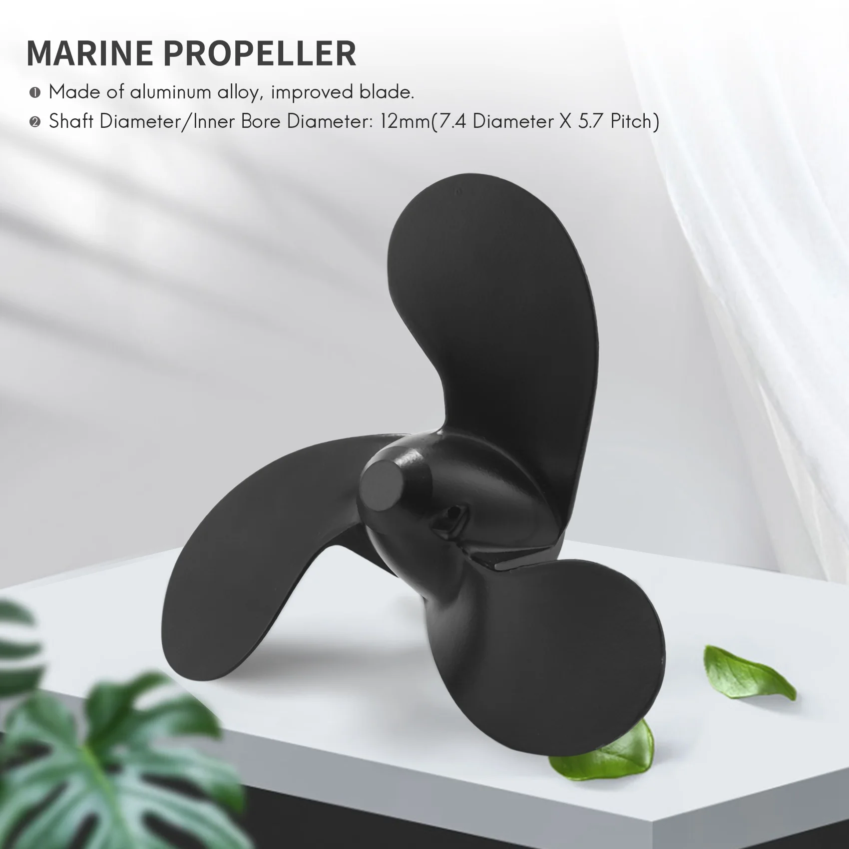 Пропеллер F6 для Tohatsu Nissan 2.5HP 3.5HP / Mercury 3.3HP 48- 815084 A02/Evinrude Johnson OMC BRP 0766539