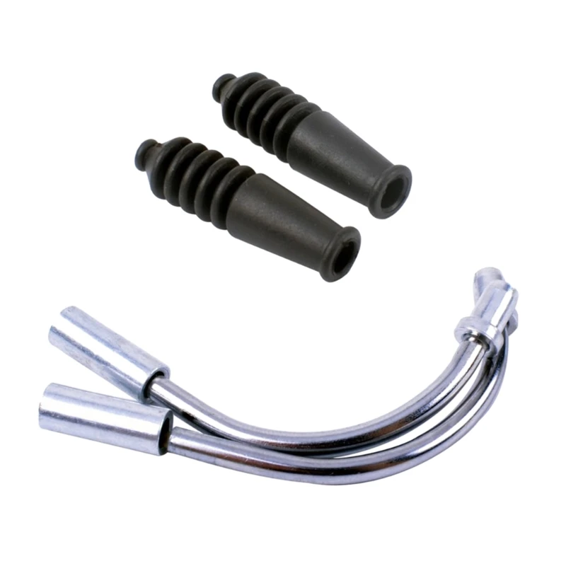 8 шт. велосипедная тормозная трубка с резиновым чехлом пластиковые рукава
