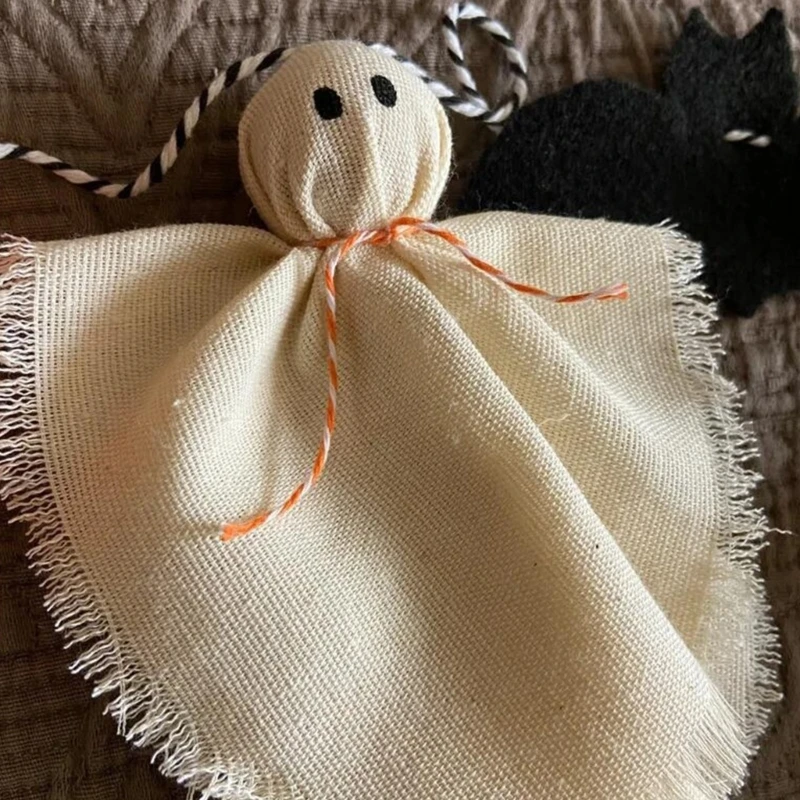 Хэллоуинские гирлянды высотой 9 2 фута с призраками летучими мышами и тыквами для