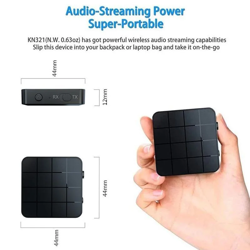 Bluetooth 5.0 Audio Receiver Transmitter AUX RCA 2 IN 1 3.5MM Jack Stereo Music Car Wireless Adapter USB Dongle For TV Computer |