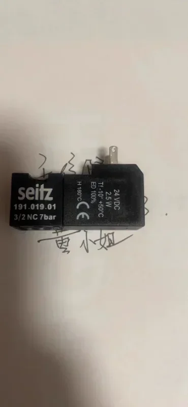 Seitz 191.019.01 3/2NC 7 бар 24 В постоянного тока 2 5 Вт электромагнитный клапан