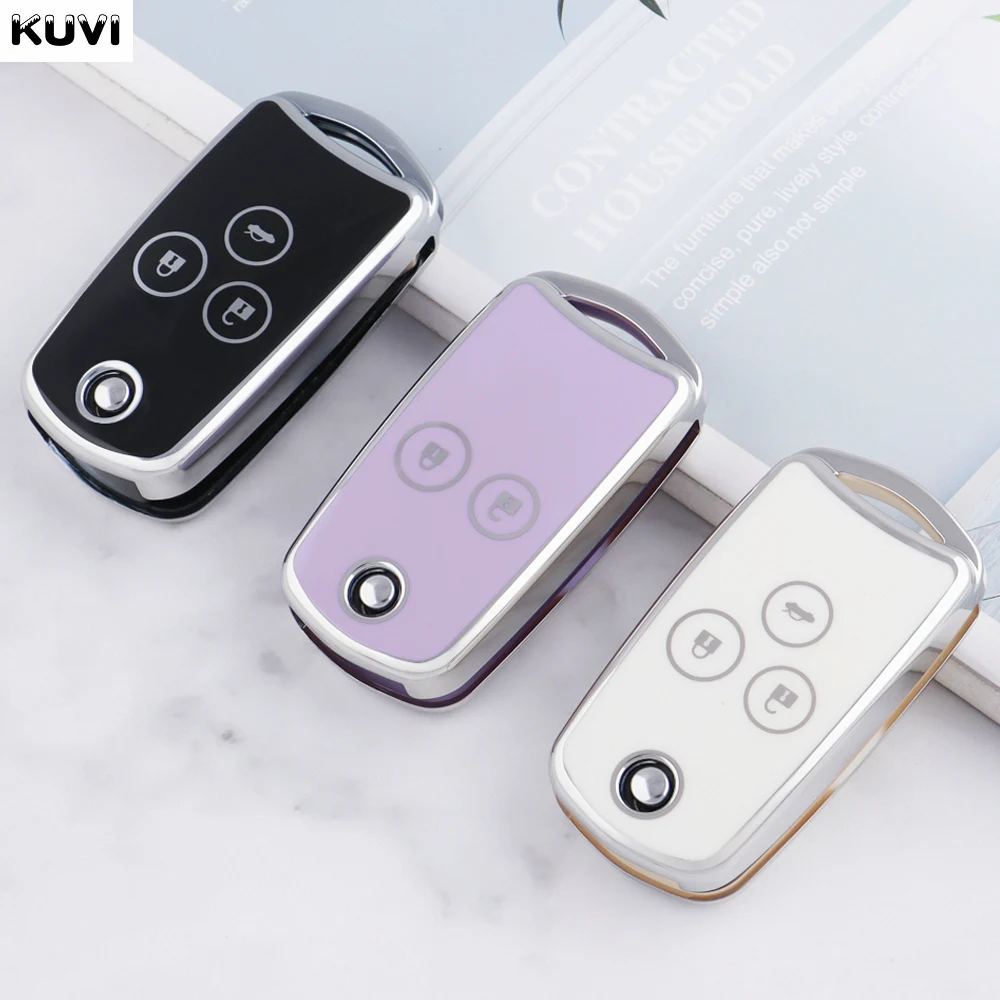 Новинка ТПУ чехол для автомобильного флип-ключа Honda Civic Fit Accord CRV HRV Jazz Odyssey Acura TL TSX ZDX
