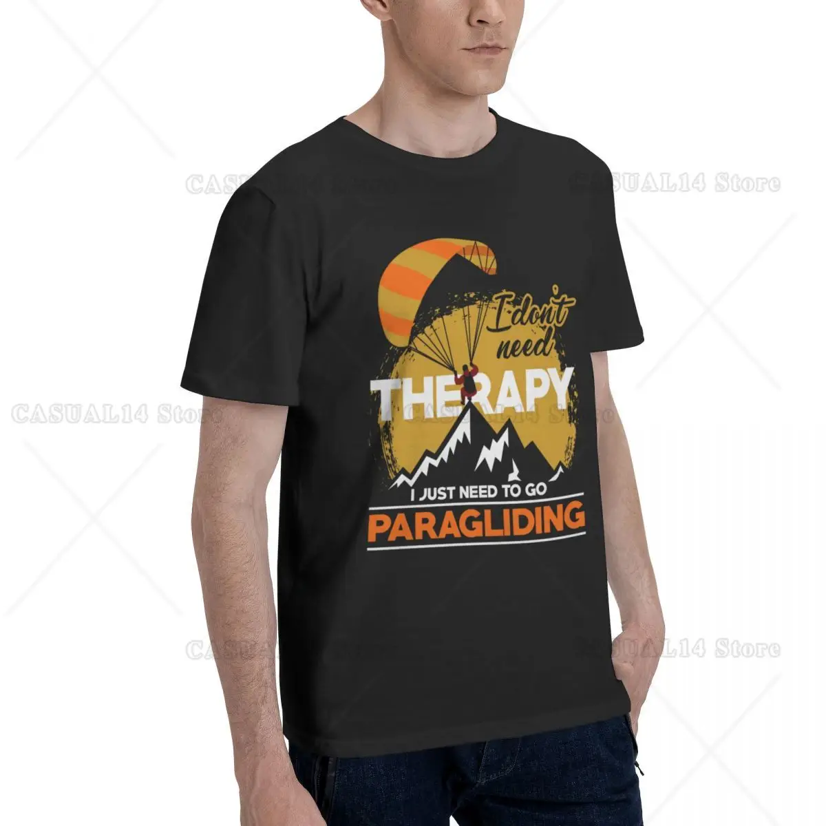 Забавная футболка Я нужно перейти на парапланеризм для мужчин и женщин хлопковая
