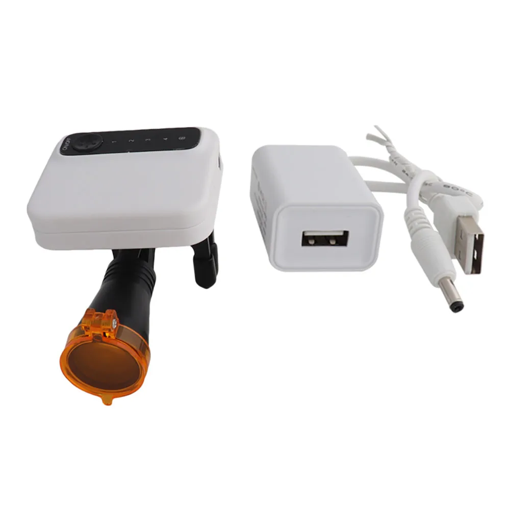 Беспроводная Фара 5 Вт налобный фонарь с 1 батареей Регулируемая лампа для