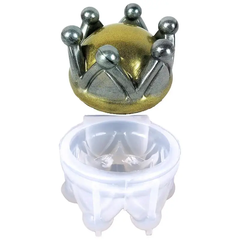 

Crown Silicone Mold Crown Fondant Mold Silicone Crown Chocolate Mold For Cake Topper Chocolate Cupcake Pastry Clay Cake