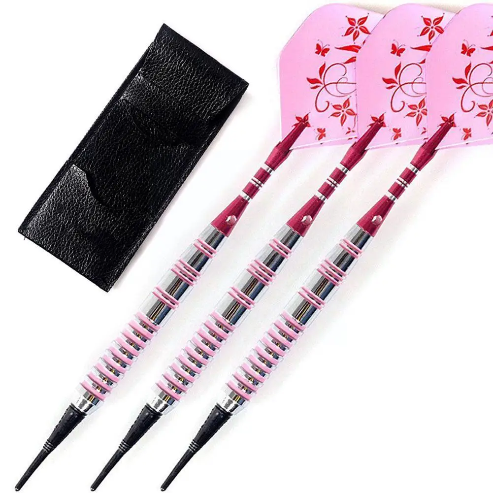 

Professional Darts 17g Pink Soft Darts Electronic Soft Tools Tip Alloy Shaft Darts Outdoor Aluminum With M2V6