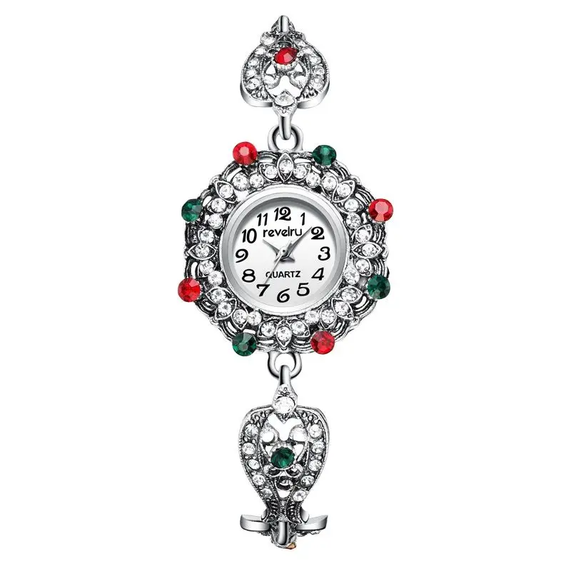 

Ladies Elegant Wrist Watches Women Rhinestones Bracelet Analog Quartz Watch Women's Fashion Watch Vintage Jewelry Reloj Mujer