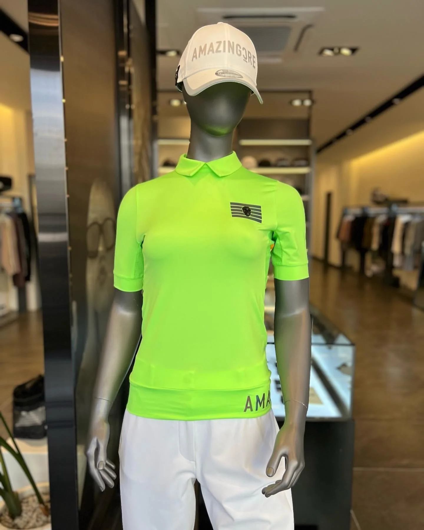 

New Spring Summer Golf Short Sleeves Shirt For Women Ladies Golf Wear Fluorescent Fashion Unisex Lovers Golf Apparel Sports Top