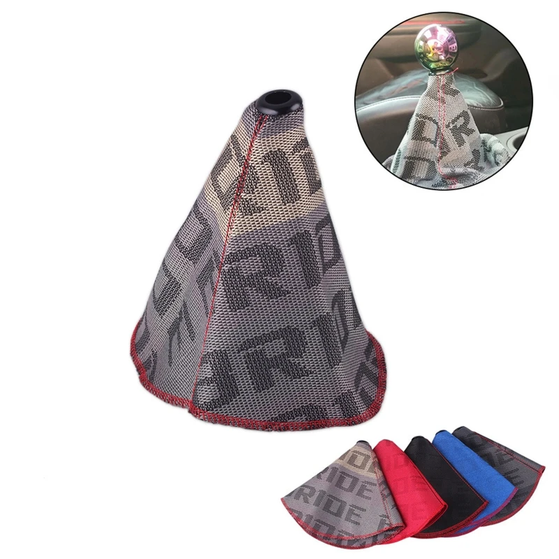 

Shift Boot Cover Racing Shift Knob Collars Universal for Most Vehicles Replace