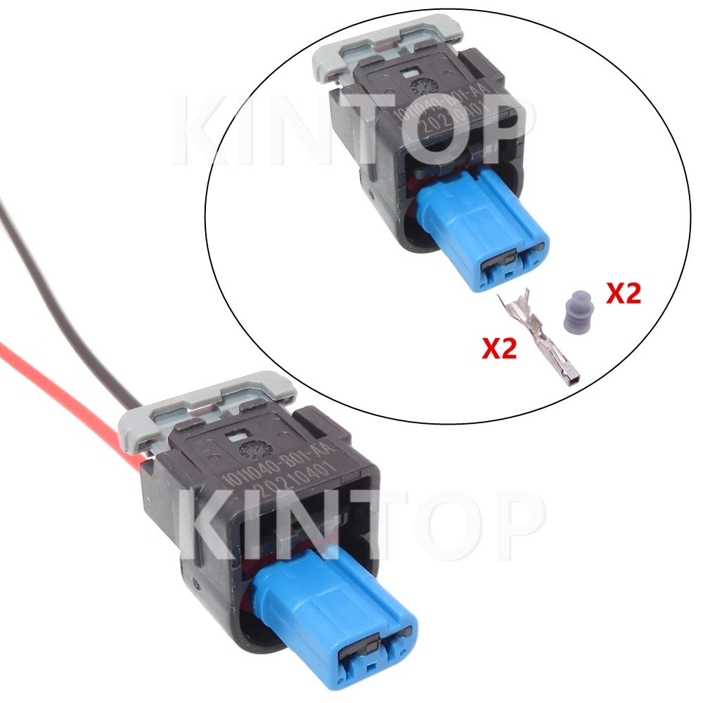 

1 Set 2 Pins 33401217 Car Waterproof Socket with Wires Auto Wire Connector