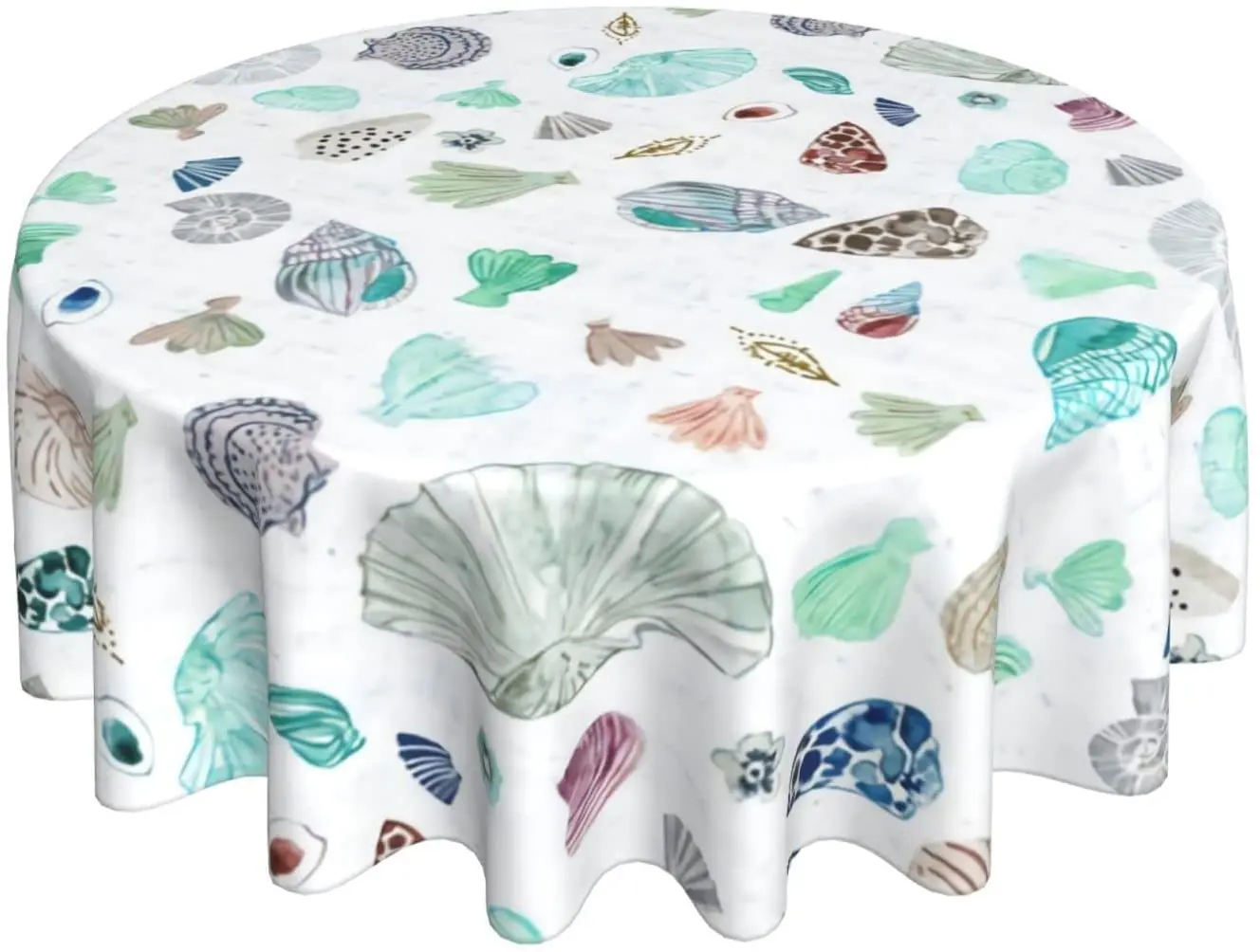 

Скатерть круглая с защитой от морщин и усадок