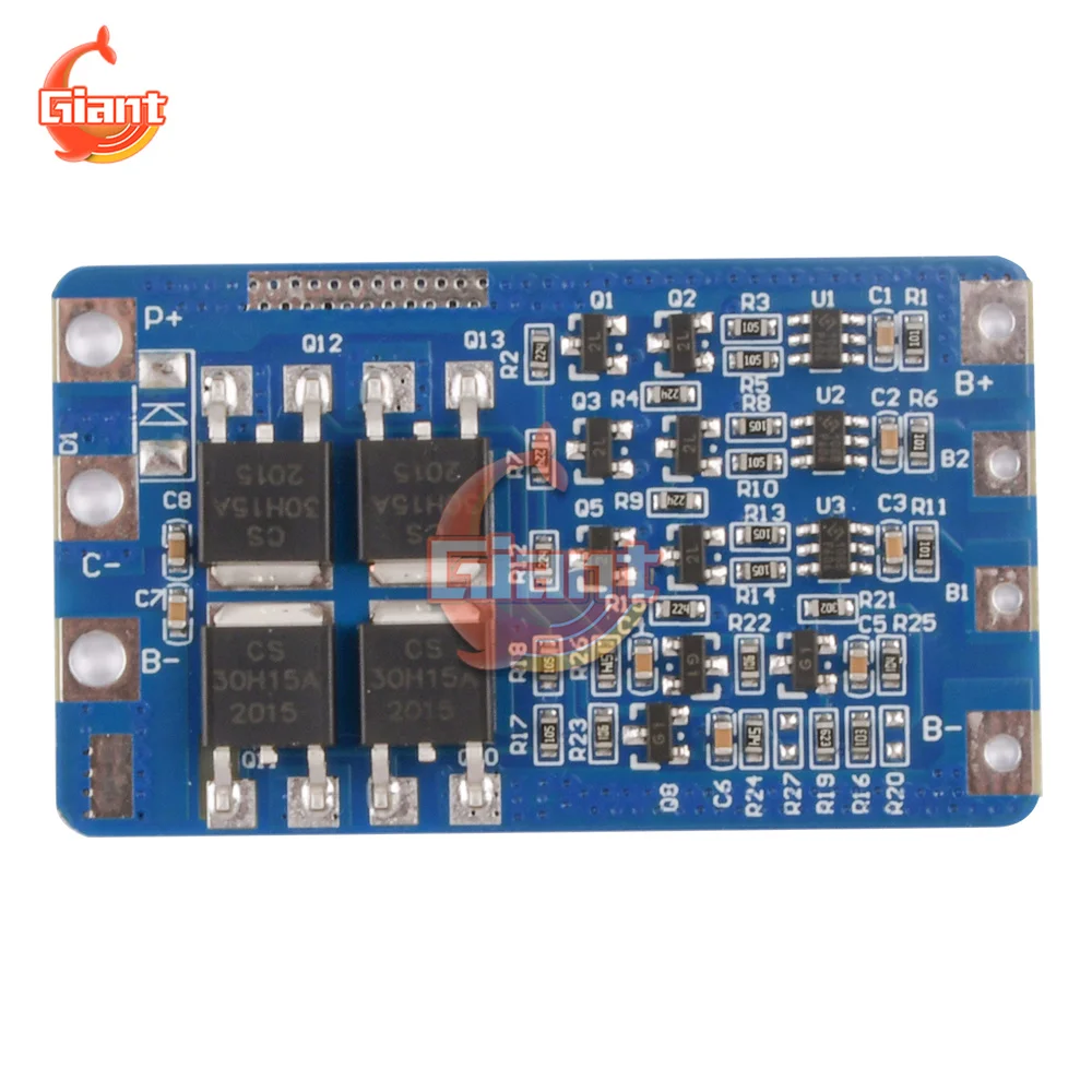 

3S 7.5V-12.6V Lithium Battery Charger Protection Board Module 15-20A for Electric Sprayer Li-ion Battery Cell Charging