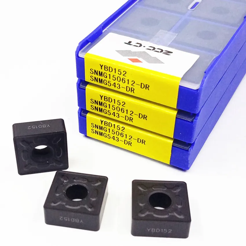 SNMG150612-DR YBD152/SNMG150616-DR YBD152 SNMG542 SNMG543 ZCC.CT CNC carbide inserts For cast iron 10PCS/BOX