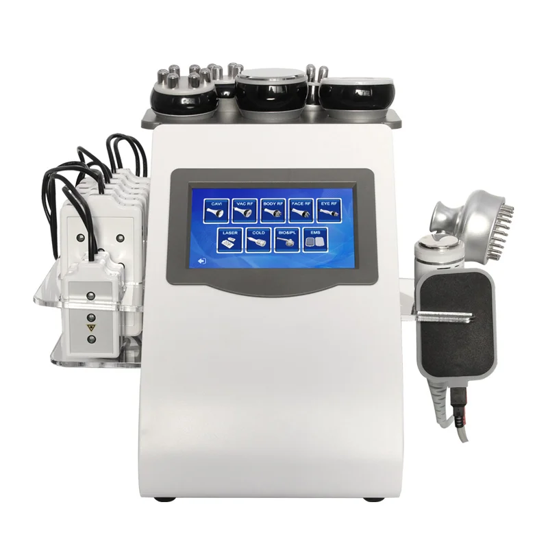 Фото Инструмент 40K Kim 8 System 9in1 Lipo Laser 40K Ультразвуковой RF Вакуумная кавитация Массаж для похудения Формирование тела против морщин №2