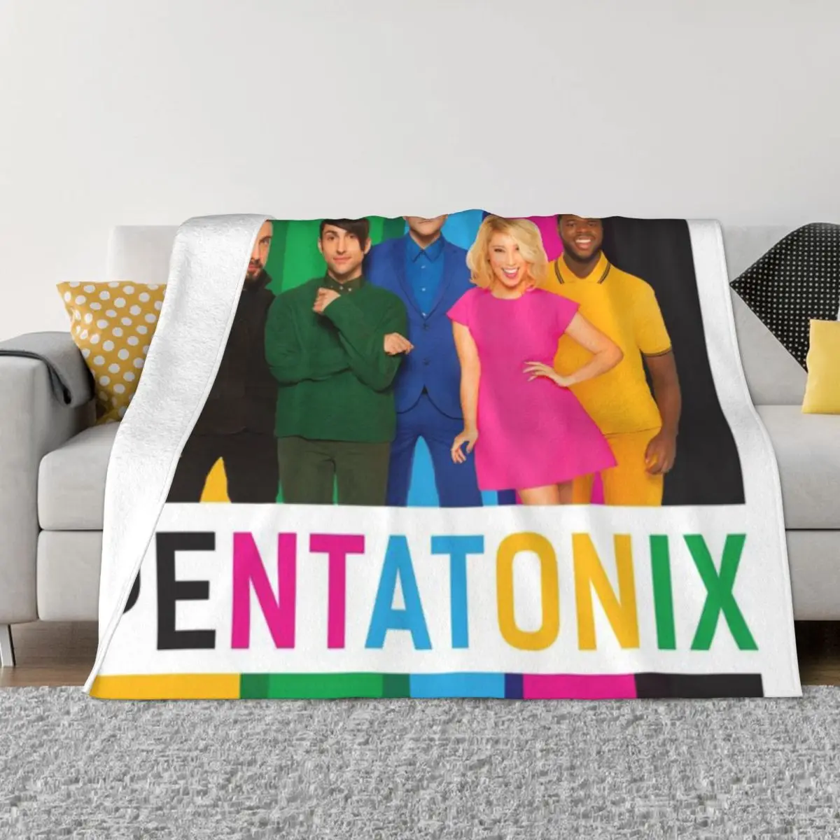 Полноцветное ультрамягкое Флисовое одеяло Pentatonix