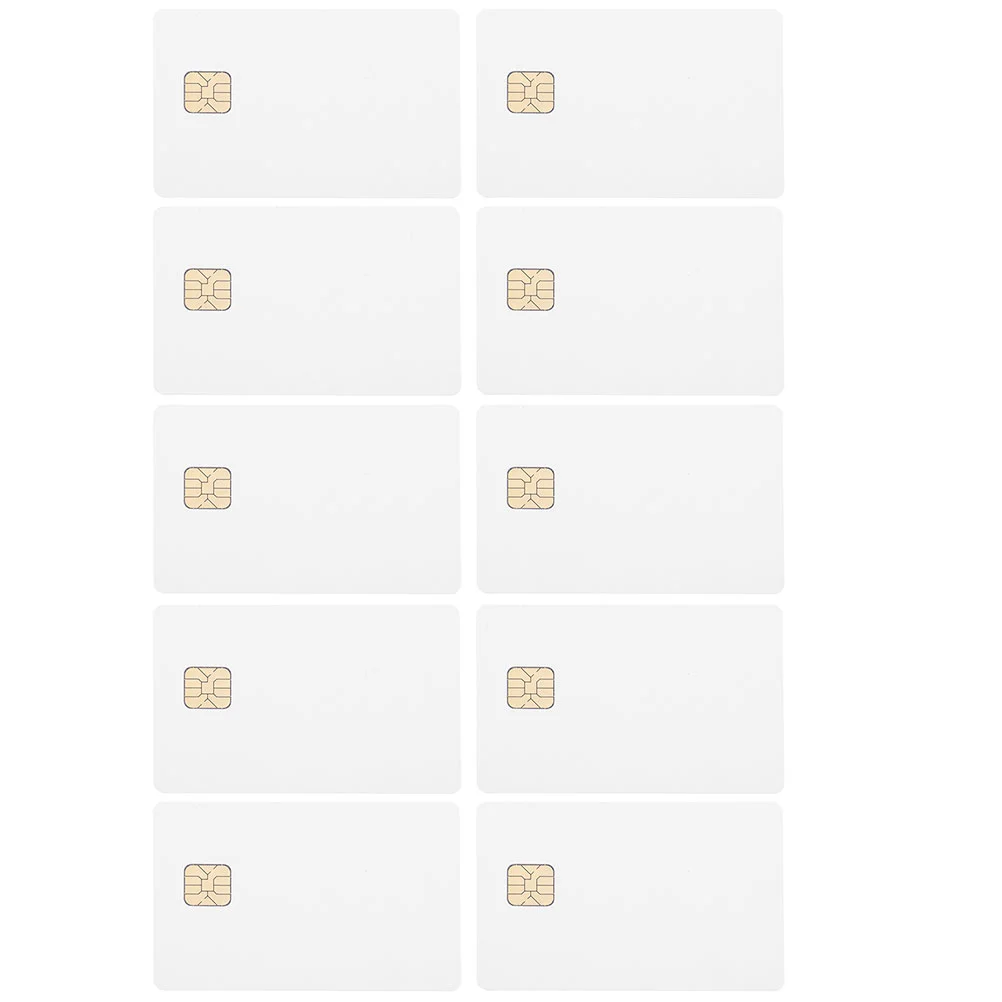 

20 Pcs White Card Blank Credit Cards Chip Big Truck Intelligent Copper Access Control System Hotel Clone Blanks