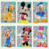 mickey mouse jigsaw puzzles disney cartoon 3005001000 pieces puzzle for adult children educational decompression toys diy gift