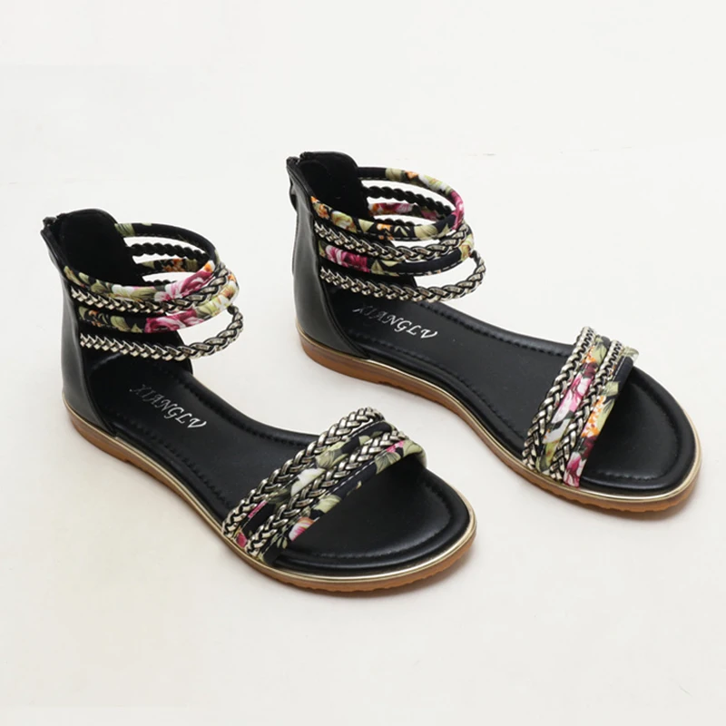 Alionly обувь в римском стиле новинка 2024 женские модные повседневные сандалии для