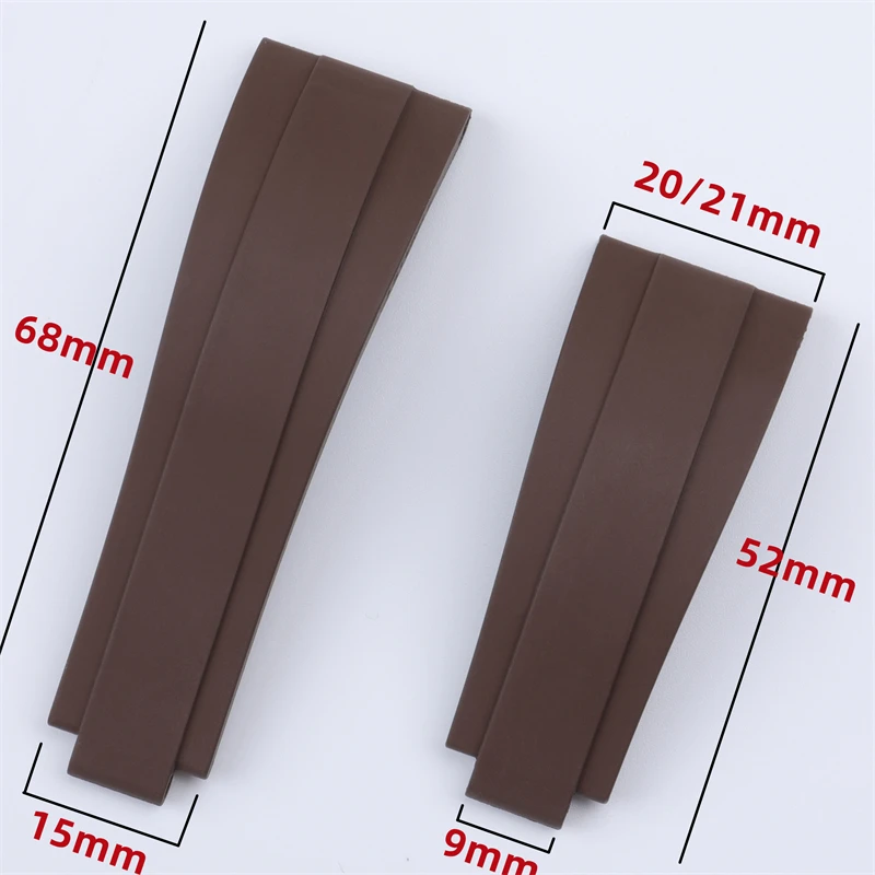 Ремешок для часов 20 мм 21 резиновый ремешок Rolex GMT OYSTERFLEX Daytona Submariner DEEPSEA Boat-ремень