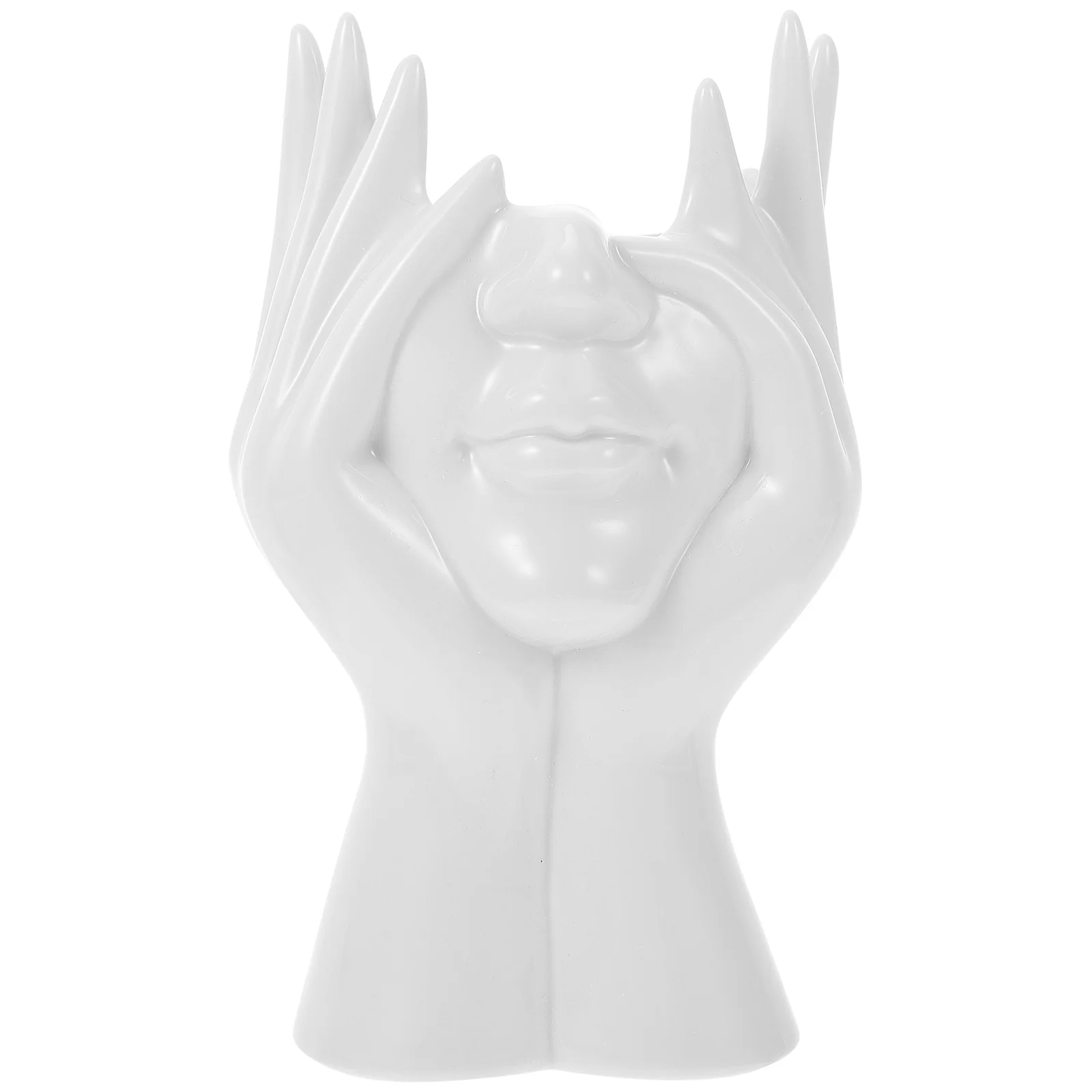 

Face Hug Vase Simple Style Arrangement Flower Delicate Desktop Adornment