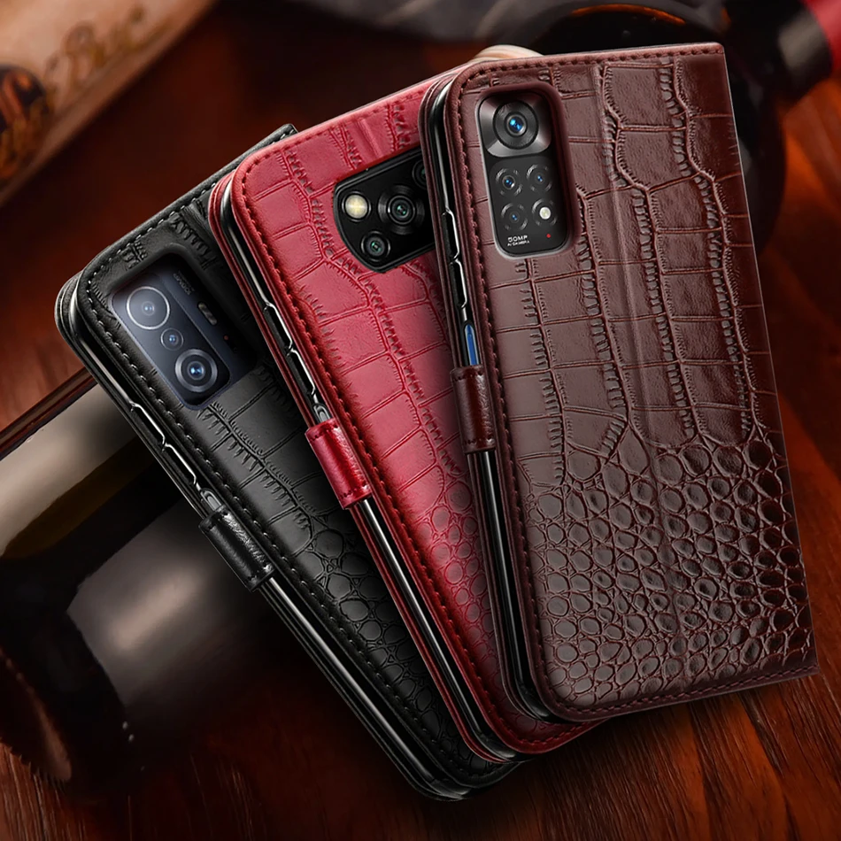 Кожаный чехол-книжка для Redmi Note 11 Pro флип-чехол 11S 10 4G 9S 8T 7 7A 10C 9 9A 9T 9C 8 8A Xiaomi POCO X3 X4 NFC M3