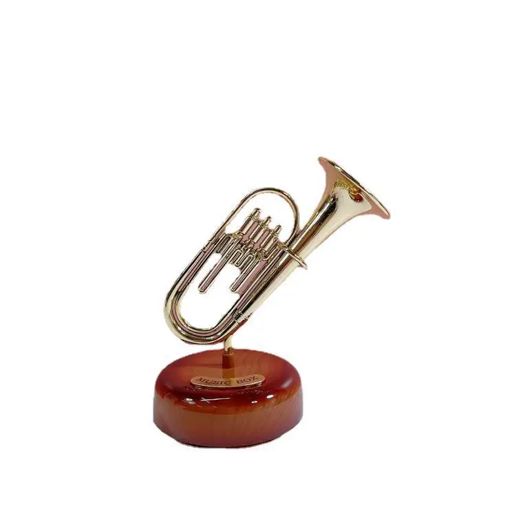

Orchestral music box turn saxophone music box home wine cabinet decoration music box home decoration